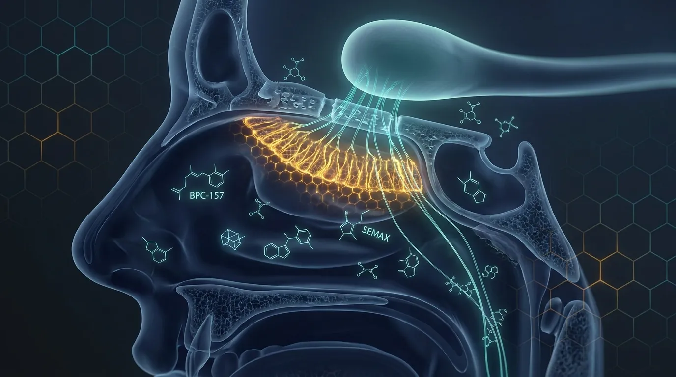 Peptides for loss of smell: illustration of olfactory epithelium regeneration with neurotrophin signalling pathways